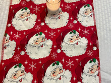 Load image into Gallery viewer, Santas Face Table Runner
