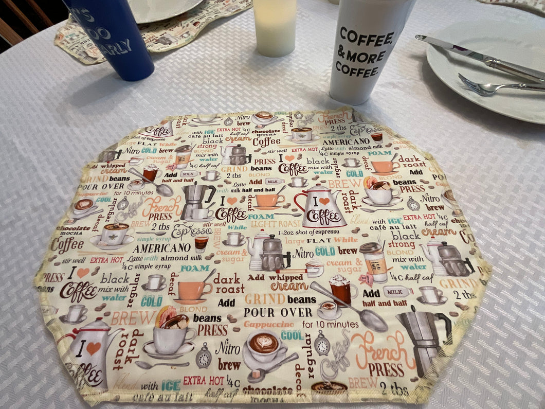 I Love Coffee Placemat Sets