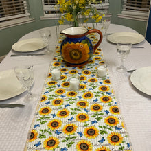 Load image into Gallery viewer, Sunflower with Butterflies Table Runners
